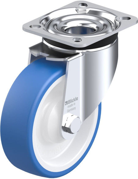 LK-POTHS 125KA-1 poliuretano pasukamas ratukas