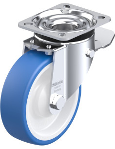 LK-POTHS 125KA-1-ST poliuretano ratukas su stabdžiais