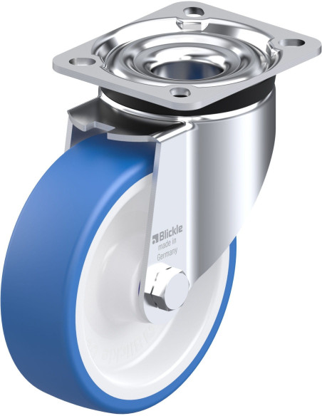 LK-POTHS 125R-1 Poliuretano pasukamas ratukas 125 mm