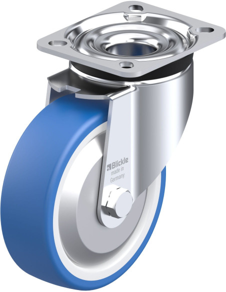 LK-POTHS 125R-1-FA poliuretano pasukamas ratukas 125 mm