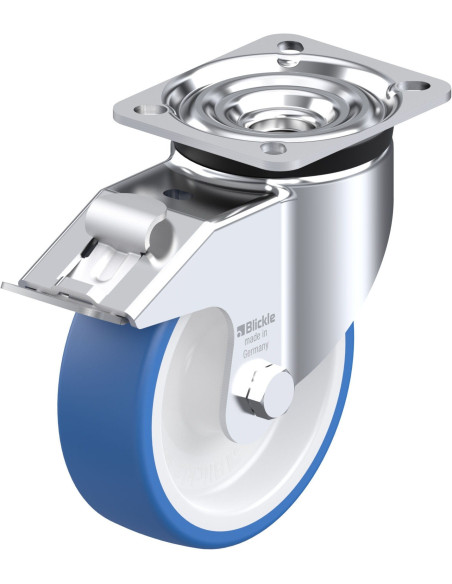 LK-POTHS 125XR-1-FI poliuretano ratukas su stabdžiais