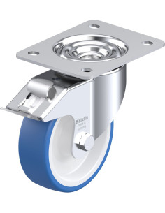 LK-POTHS 125XR-3-FI poliuretano ratukas su stabdžiais