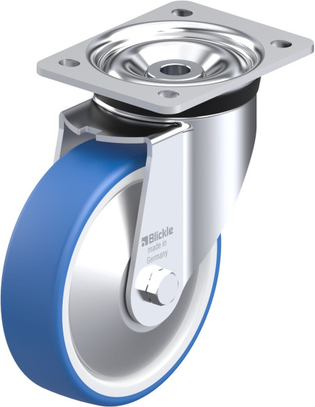 LK-POTHS 160G-FA poliuretano pasukamas ratukas 160 mm