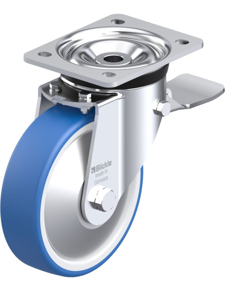 LK-POTHS 160G-ST-FA poliuretano ratukas su stabdžiais