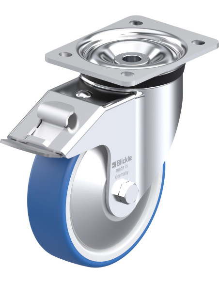 LK-POTHS 160XK-FI-FA poliuretano ratukas su stabdžiais