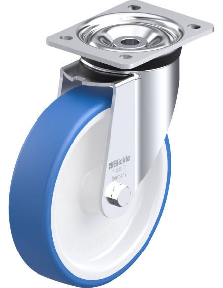 LK-POTHS 200G - 200 mm poliuretano pasukamas ratukas