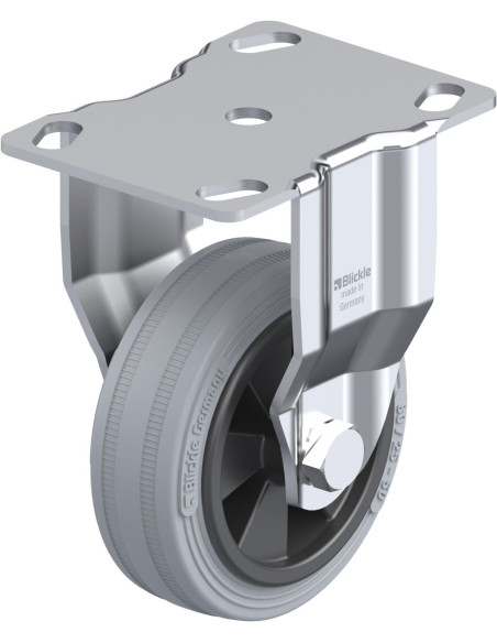 BKPA-VPA 80G - Fiksuotas gumos ratukas 80 mm