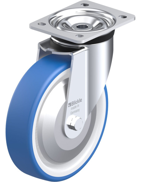 LK-POTHS 200K-FA poliuretano pasukamas ratukas 200 mm