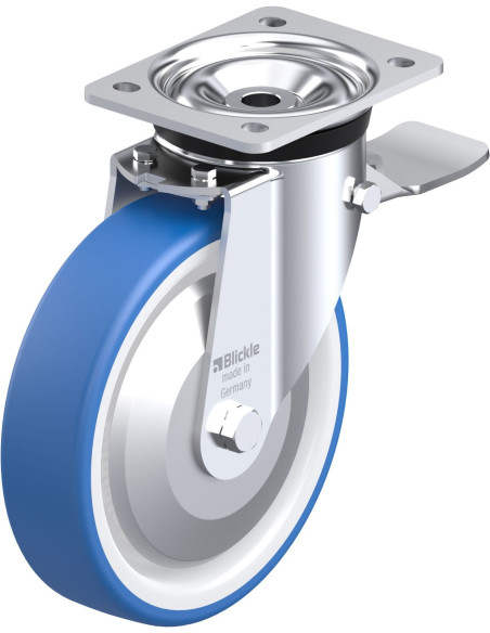 LK-POTHS 200K-ST-FA poliuretano ratukas su stabdžiais