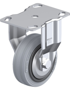 BKPA-VPA 80G-FA fiksuotas guminis ratukas 80 mm