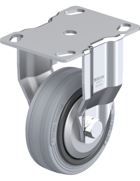 BKPA-VPA 80G-FA fiksuotas guminis ratukas 80 mm