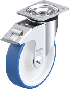 LK-POTHS 200XK-FI - Poliuretano ratukas su stabdžiais, 200