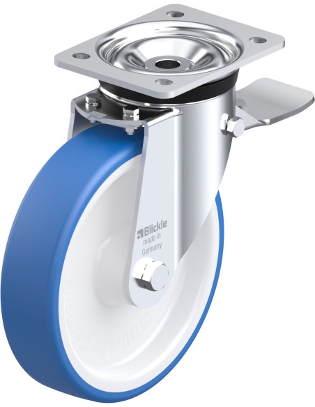 LK-POTHS 200XR-ST poliuretano ratukas su stabdžiais