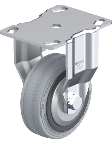 BKPA-VPA 80K-FA fiksuotas guminis ratukas 80 mm