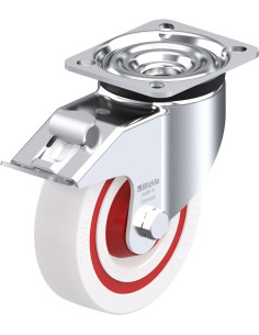 LK-POW 125KF-1-FI sintetinis pasukamas ratukas su stabdžiais