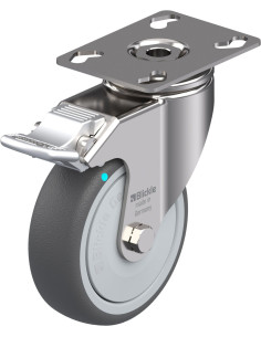 Poliuretano ratukas LKPXA-PATH 101KFD-FI su stabdžiais