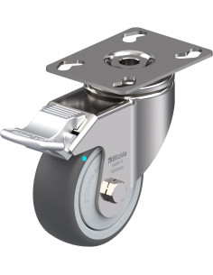 LKPXA-PATH 80KFD-FI poliuretano ratukas su stabdžiais