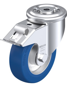 LKR-ALBS 125K-FI poliuretano pasukamas ratukas su stabdžiais