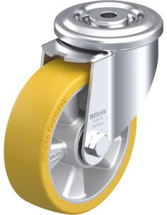 LKR-ALTH 125K poliuretano pasukamas ratukas 125 mm