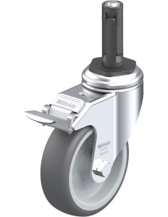 LKRA-PATH 101G-11-FI-ER12 poliuretano ratukas su stabdžiais