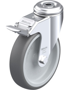 LKRA-PATH 126G-11-FI poliuretano ratukas su stabdžiais