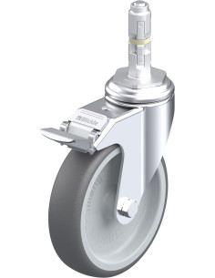 LKRA-PATH 126G-11-FI-E12 - Poliuretano ratukas su stabdžiais