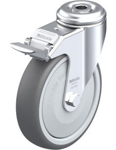 LKRA-PATH 126KF-FI poliuretano ratukas su stabdžiais