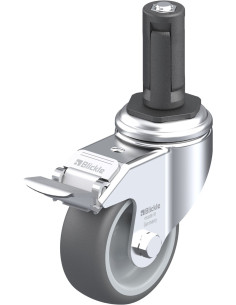 LKRA-PATH 80G-11-FI-ER13 poliuretano ratukas su stabdžiais