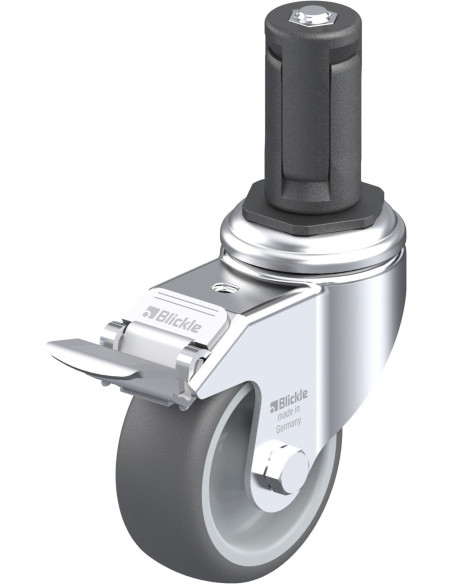 LKRA-PATH 80G-11-FI-ER14 - Poliuretano pasukamas ratukas su