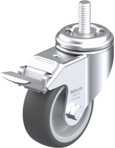 LKRA-PATH 80G-FI-GS12 - Poliuretano pasukamas ratukas su