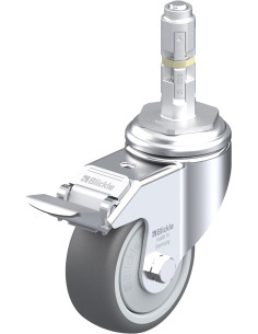 LKRA-PATH 80KF-11-FI-E12 poliuretano ratukas su stabdžiais