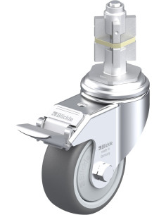 LKRA-PATH 80KF-11-FI-E15 poliuretano ratukas su stabdžiais