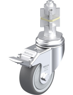 LKRA-PATH 80KF-11-FI-E17 poliuretano ratukas su stabdžiais