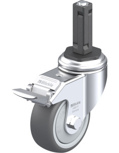 LKRA-PATH 80KF-11-FI-EV12 poliuretano ratukas su stabdžiais