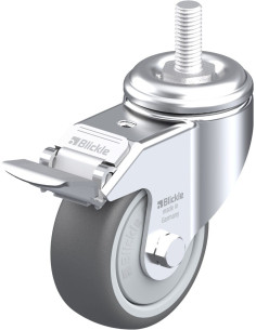 LKRA-PATH 80KF-FI-GS12 - Poliuretano pasukamas ratukas su