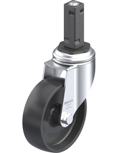 LKRA-POA 100G-11-EV13 sintetinis pasukamas ratukas 100 mm