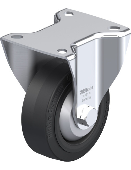 BK-POEV 100KA-1-FA fiksuotas ratukas dengtas guma