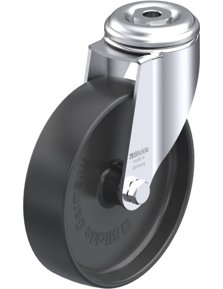 LKRA-POA 125G-11 Sintetinis pasukamas ratukas 125 mm