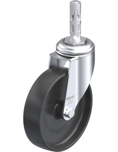 LKRA-POA 125G-11-E11 sintetinis pasukamas ratukas 125 mm