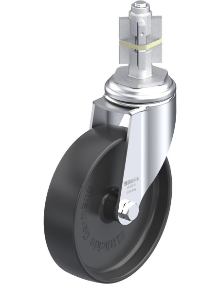 LKRA-POA 125G-11-E15 sintetinis pasukamas ratukas 125 mm