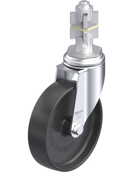 LKRA-POA 125G-11-E17 Sintetinis pasukamas ratukas 125mm