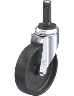 LKRA-POA 125G-11-ER12 sintetinis pasukamas ratukas 125mm