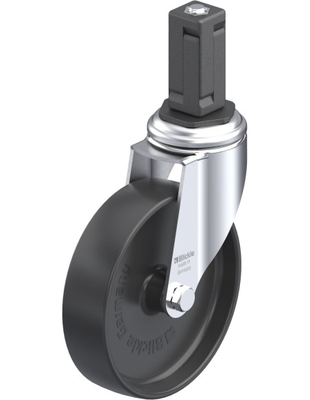 LKRA-POA 125G-11-EV14 Sintetinis pasukamas ratukas 125 mm