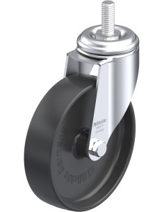 LKRA-POA 125G-GS12 Sintetinis pasukamas ratukas 125mm