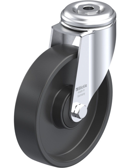 LKRA-POA 125K-11 Sintetinis pasukamas ratukas 125 mm