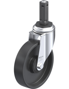 LKRA-POA 125K-11-EV12 sintetinis pasukamas ratukas 125 mm