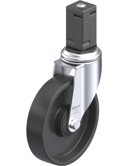 LKRA-POA 125K-11-EV17 sintetinis pasukamas ratukas 125 mm