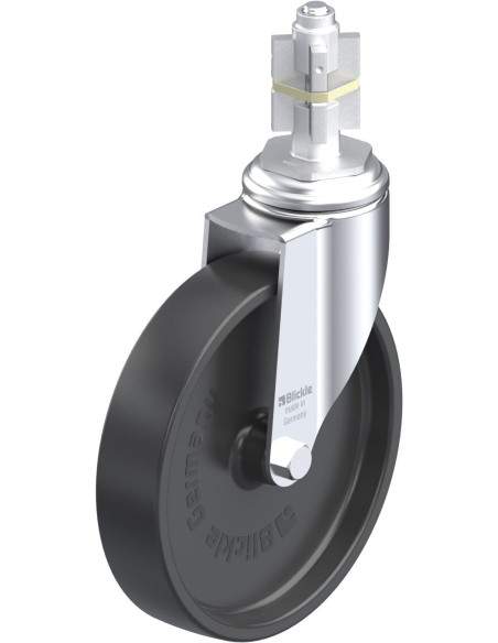 LKRA-POA 150G-11-E15 sintetinis pasukamas ratukas 150 mm