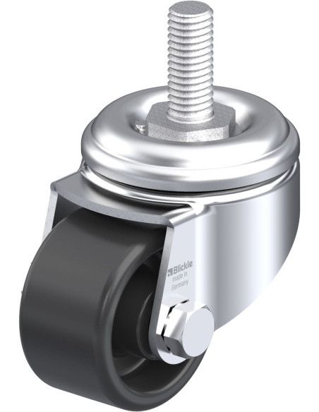 LKRA-POA 52G-GS12 Sintetinis pasukamas ratukas 50mm