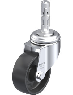 LKRA-POA 80G-11-E11 Sintetinis pasukamas ratukas 80 mm